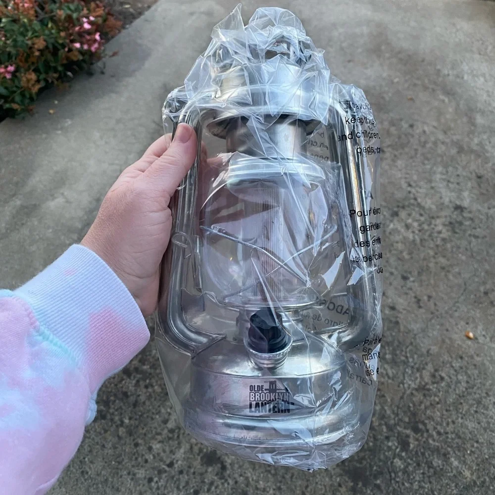 Pair New Olde Brooklyn Lanterns Silver